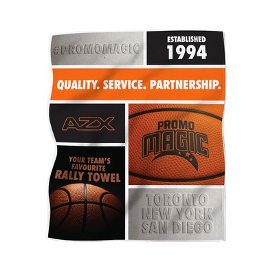 Full Color Sublimated Rally Towel 15" x 18" (Domestic)